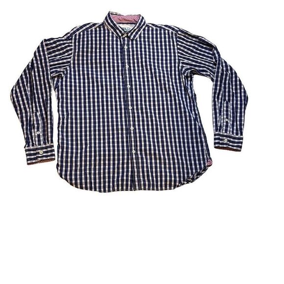 Shirt By Shirt Men’s Blue Checkered Long Sleeve Button Down Shirt Size XL - Picture 1 of 6